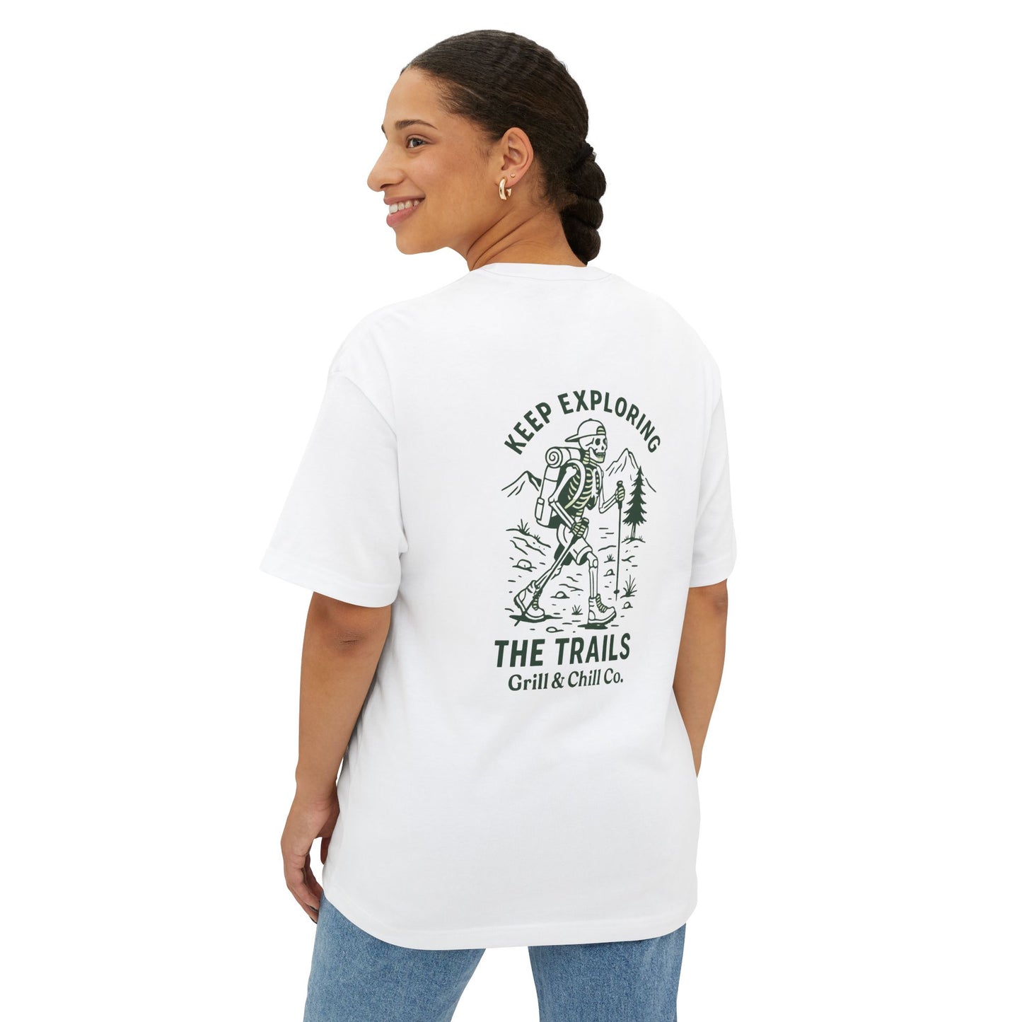 Death Serious About Hiking - Unisex Adventure Tee | Outdoor Explorer Shirt