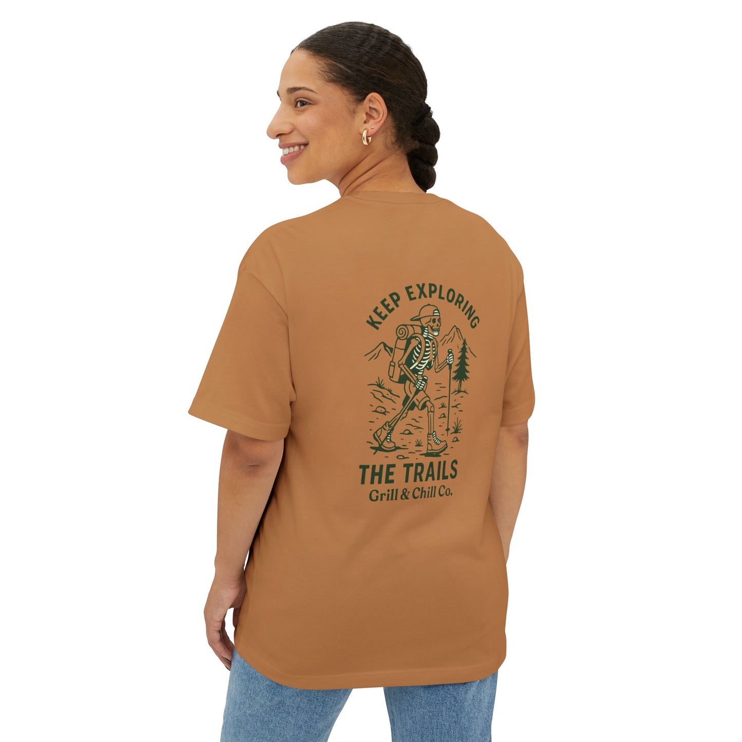 Death Serious About Hiking - Unisex Adventure Tee | Outdoor Explorer Shirt